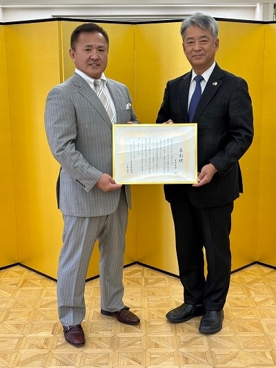 受賞された重田光康氏